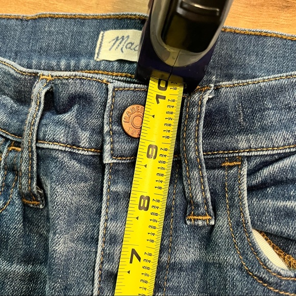 Madewell High Riser‎ Skinny Skinny Jeans Women's Size 26 Mazzy Wash Blue - Picture 4 of 10